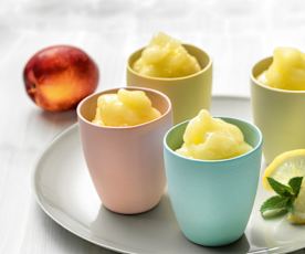 Quick fruit sorbet