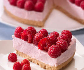 Cheesecake de frambuesas