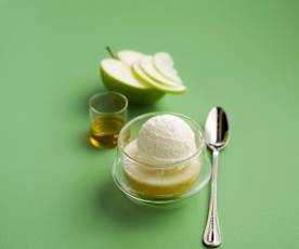 Sorbet pomme verte et calvados