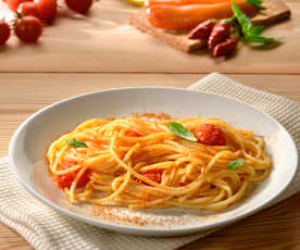 Spaghetti con la bottarga