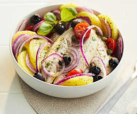 Insalata pantesca con sgombro