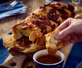 BBQ-Bacon-Faltenbrot