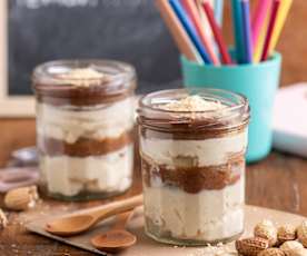 Jaglanka à la Snickers w słoiczkach