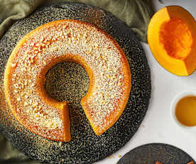 Torta zucca e Golden syrup al Varoma