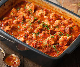 Chicken and Chorizo Hotpot