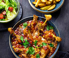 Drumsticks in BBQ-Chili