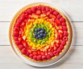 Rainbow Fruit Tart