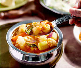 Sambhar (Vegetable Dhall)
