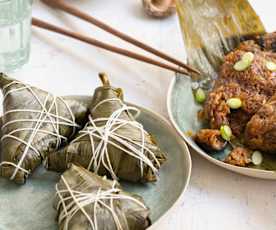 Zongzi riz gluant au porc