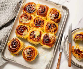 Vegemite® and cheese scrolls