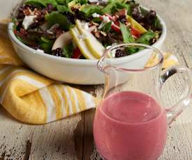 Cranberry Vinaigrette Fall Salad