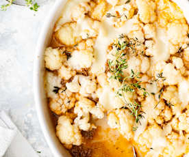 Zapiekanka z mieloną wołowiną i kalafiorem