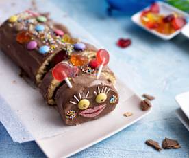 毛毛虫巧克力卷