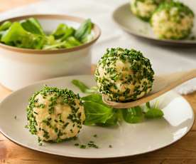 Sellerie-Semmelknödel mit RUPP Enzian