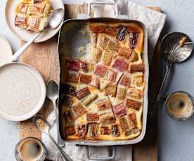 Clafoutis à la rhubarbe