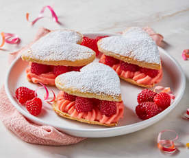 Rosé Cream Puff Pastry