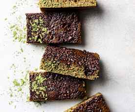 Barrette di avena al matcha