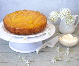 Tropical upside down pineapple cake