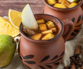 Ponche de frutas sin azúcar