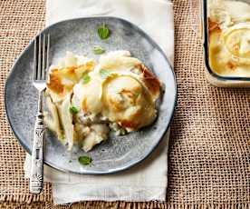 Gratin de fenouil au chèvre