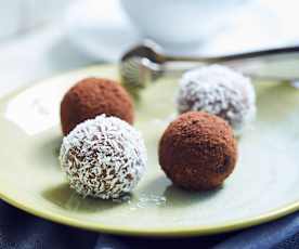 Νηστίσιμες πραλίνες σοκολάτας