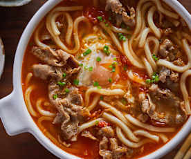 番茄牛肉乌冬面