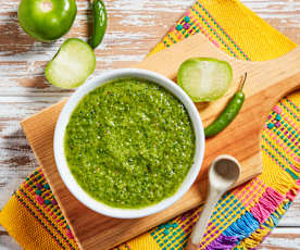 Fresh Tomatillo Salsa