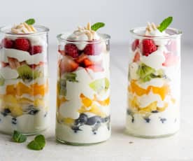 Rainbow Yogurt Parfait