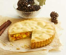 Crostata ripiena alle mele