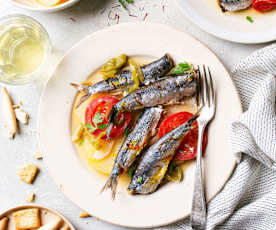 Xoubas guisadas con patatas