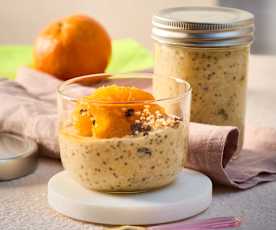 Haselnuss-Mandarinen Overnight Oats