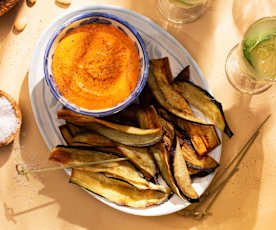 Berenjenas con romesco