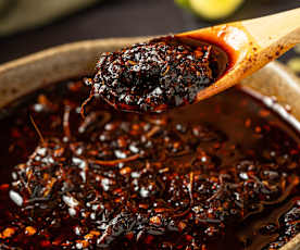 Salsa de chile morita