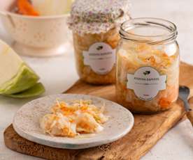 Kiszona kapusta w słoikach na zimę (TM6, TM7)