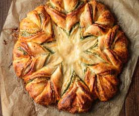 Pesto Star Bread