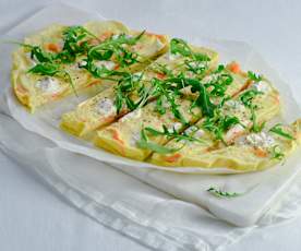 Karotten-Fenchel-Frittata mit Ricotta