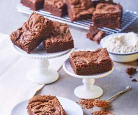 Brownie de chocolate sin gluten