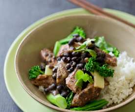 Pork with Black Bean Sauce