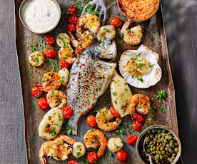 Grilled Seafood Board