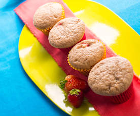 Banana and Strawberry Muffins