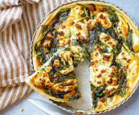 Quiche aux épinards et feta