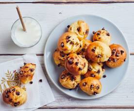 Chouquettes aux pépites de chocolat