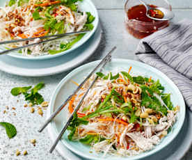 Wendy Crombie's Shredded chicken noodle salad