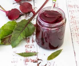 Pickled beetroot (Thermomix® Cutter, using modes)
