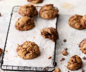 Cookies de chocolate y plátano