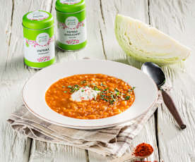 Pannonische Krautsuppe (vegetarisch)