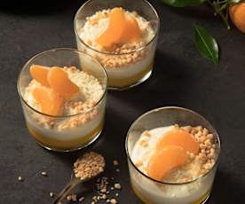 Mandarinková pěna s bílou čokoládou