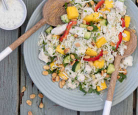 Chicken and mango salad