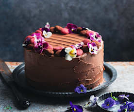 Chocolade-Fudgecake