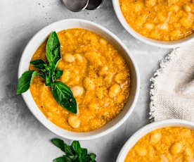 Porotos granados con mazamorra